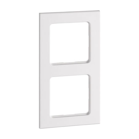 PEHA combination frames, 2 gang, pure white - Image 1