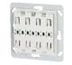 Single push-button CTAA-01/04 singl, with LED, wo Rocker, wo Frame for 55mm