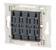 Single push-button CTAA-04/03 4Ch., wo LED, wo Rocker, wo Frame for NIKO 45mm