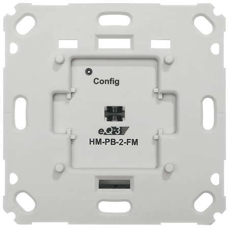 HomeMatic Wandsender für Markenprogramme, HM-PB-2-FM, +  1 kostenl. Adapter - Bild 1